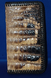 Alligator Leather Checkbook cover