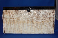Alligator Leather Ladies Clutch Wallet