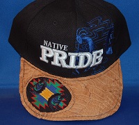 Native American Hat with Alligator Brim