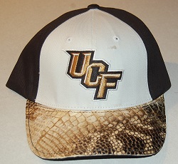 UCF ball cap hat alligator gator leather skin