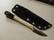 cow horn, knife, knived, bone, custom, handmade, alligator, gator