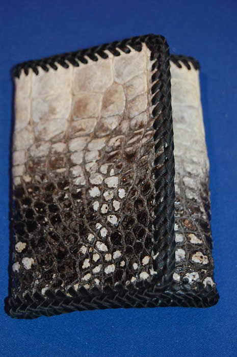 men's alligator wallet trifold leather