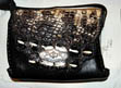 purse, handbag, alligator, cow, horn, ladies