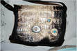 purse, handbag, alligator, cow, horn, ladies