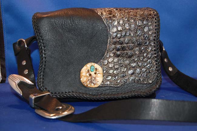 hb0305 alligator leather handbag