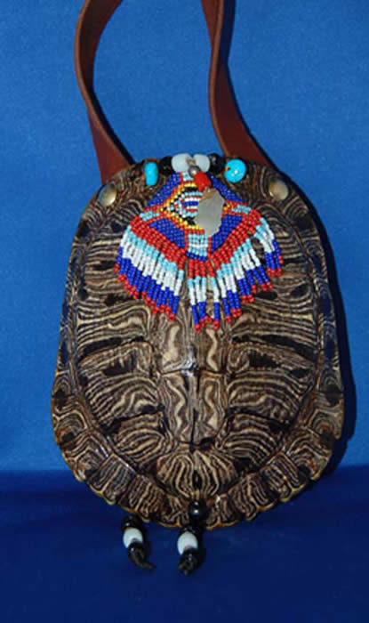 Turtle shell purse